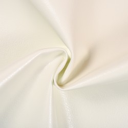 Ткань Дерматин (Кожзам) для мебели, цвет Белый (на отрез)  в Сургуте