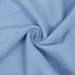 Ткань Футер 3-х нитка, Петля, цвет Светло-Голубой (на отрез)  в Сургуте