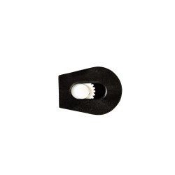 Зажим для шнура 4 мм KL цвет Чёрный + Белый (поштучно)  в Сургуте