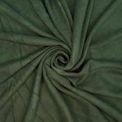 Ткань Флис Односторонний 130 гр/м2, цвет Темный хаки (на отрез)  в Сургуте