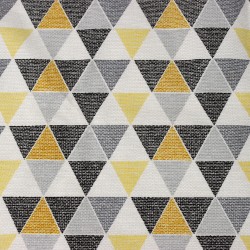 Интерьерная ткань Дак (DUCK), принт &quot;Малые Треугольники&quot; (на отрез)  в Сургуте