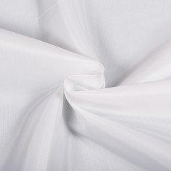 Ткань подкладочная Таффета 190Т, цвет Белый (на отрез)  в Сургуте