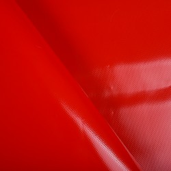 Ткань ПВХ 450 гр/м2, Красный (на отрез)  в Сургуте