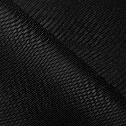 Прорезиненная ткань Оксфорд 600D ПВХ, Черный (на отрез)  в Сургуте
