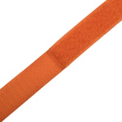 Контактная лента 25мм цвет Оранжевый (велькро-липучка, на отрез)  в Сургуте