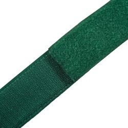Контактная лента 40мм (38мм) цвет Зелёный (велькро-липучка, на отрез)  в Сургуте