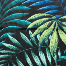 Интерьерная ткань Дак (DUCK), принт &quot;Тропические листья&quot; (на отрез)  в Сургуте