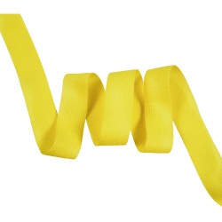 Окантовочная лента-бейка, цвет Жёлтый 22мм (на отрез)  в Сургуте