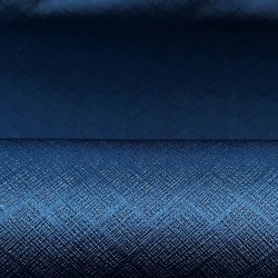 Ткань Блэкаут для штор светозатемняющая 100% &quot;Орнамент Синий&quot; (на отрез)  в Сургуте